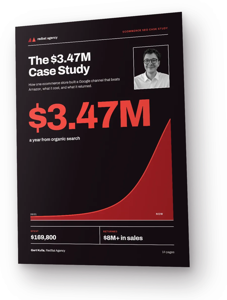 The $3.47M Case Study: a free 14-page PDF by Gert Kulla, RedBat Agency