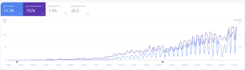 Compounding SEO growth for a e-com store